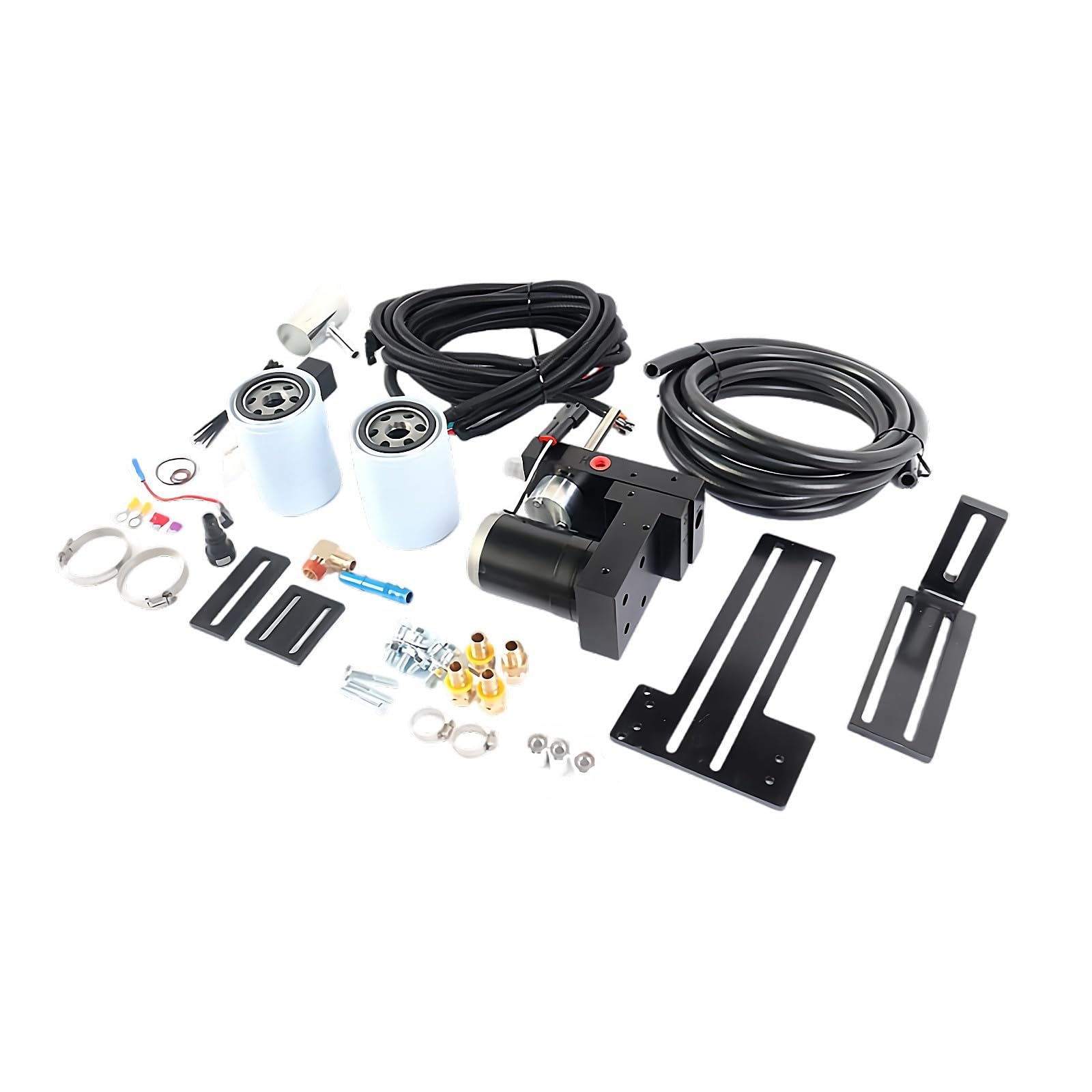 165GPH TSC10165G Diesel Fuel Lift Pump System Kit Fits for 2001-2010 Chevy Diesel 6.6L V8 Replace parts