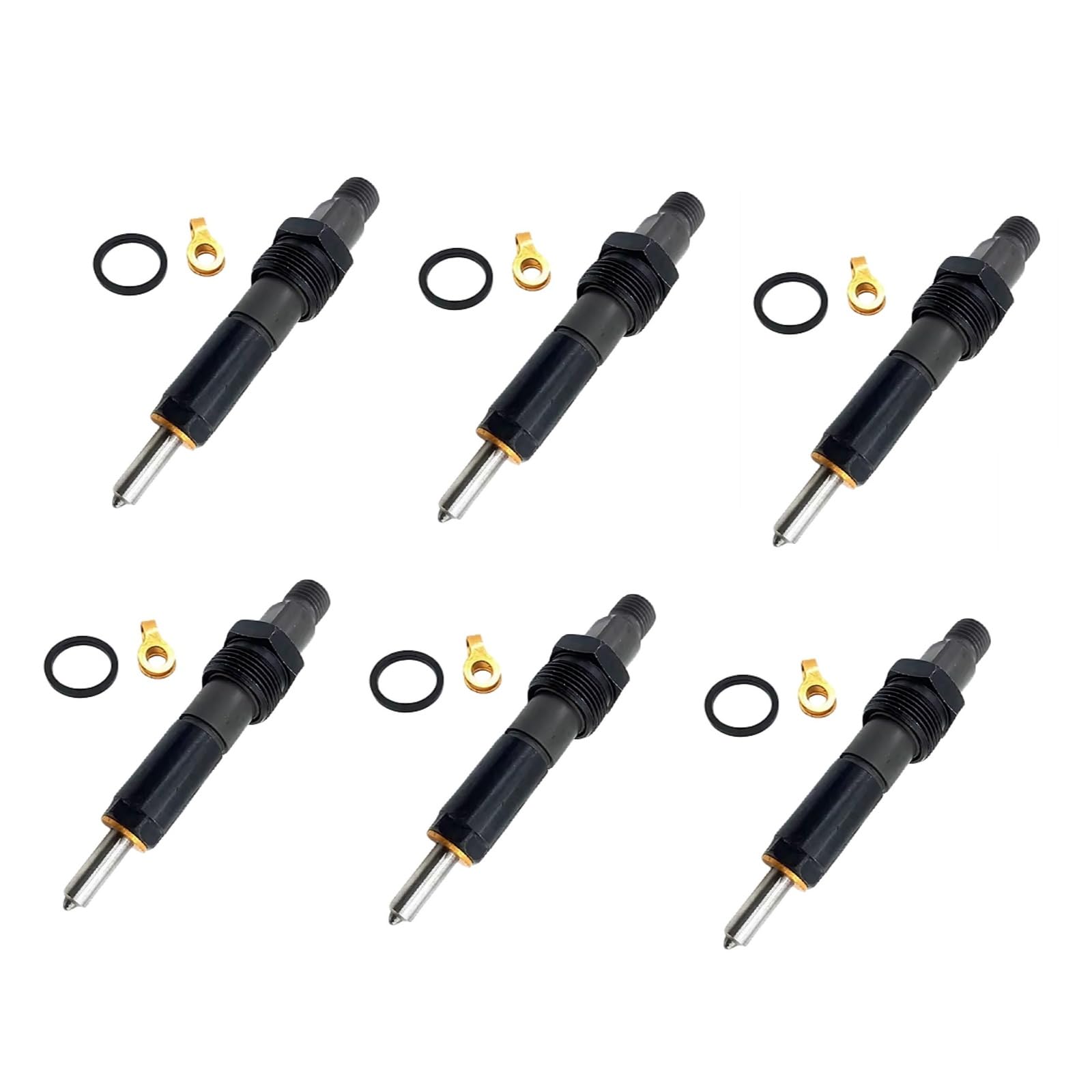 6PCS 3802325 3802175 3802039 3902980 New Fuel Injector Replacement for Cummins 6BT 6BTA 5.9L Engine