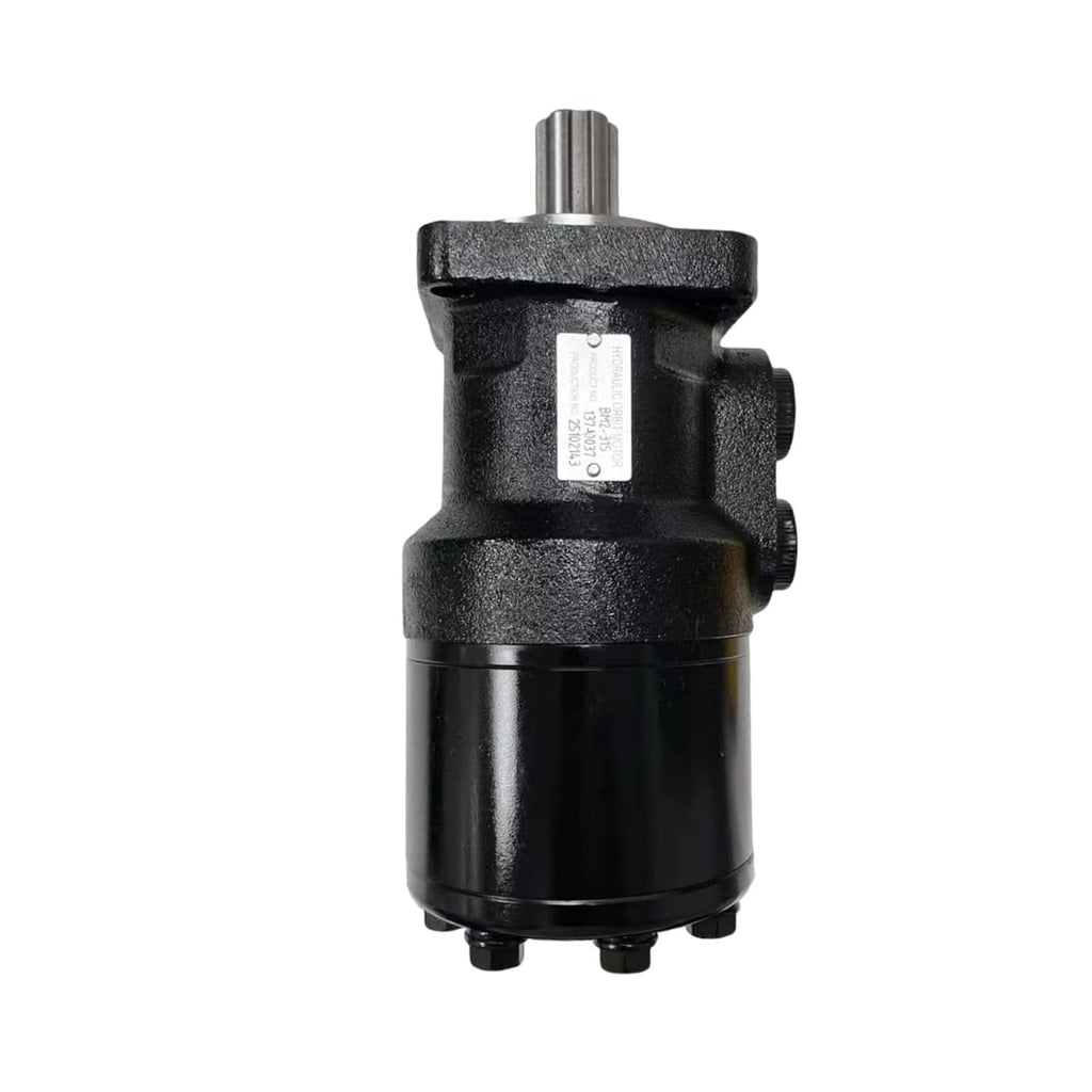 Hydraulic Motor, (BM2-250,Single Shaft 30MM)   Motor N Axis Splined 6-6, 4-Hole Flange Installation BM2-250-30-6-4