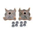 2X Rear Back Left &Right Wheel Hubs set with Wheel Nut Fits for Polaris Sportsman 400 01-02 500 96-02