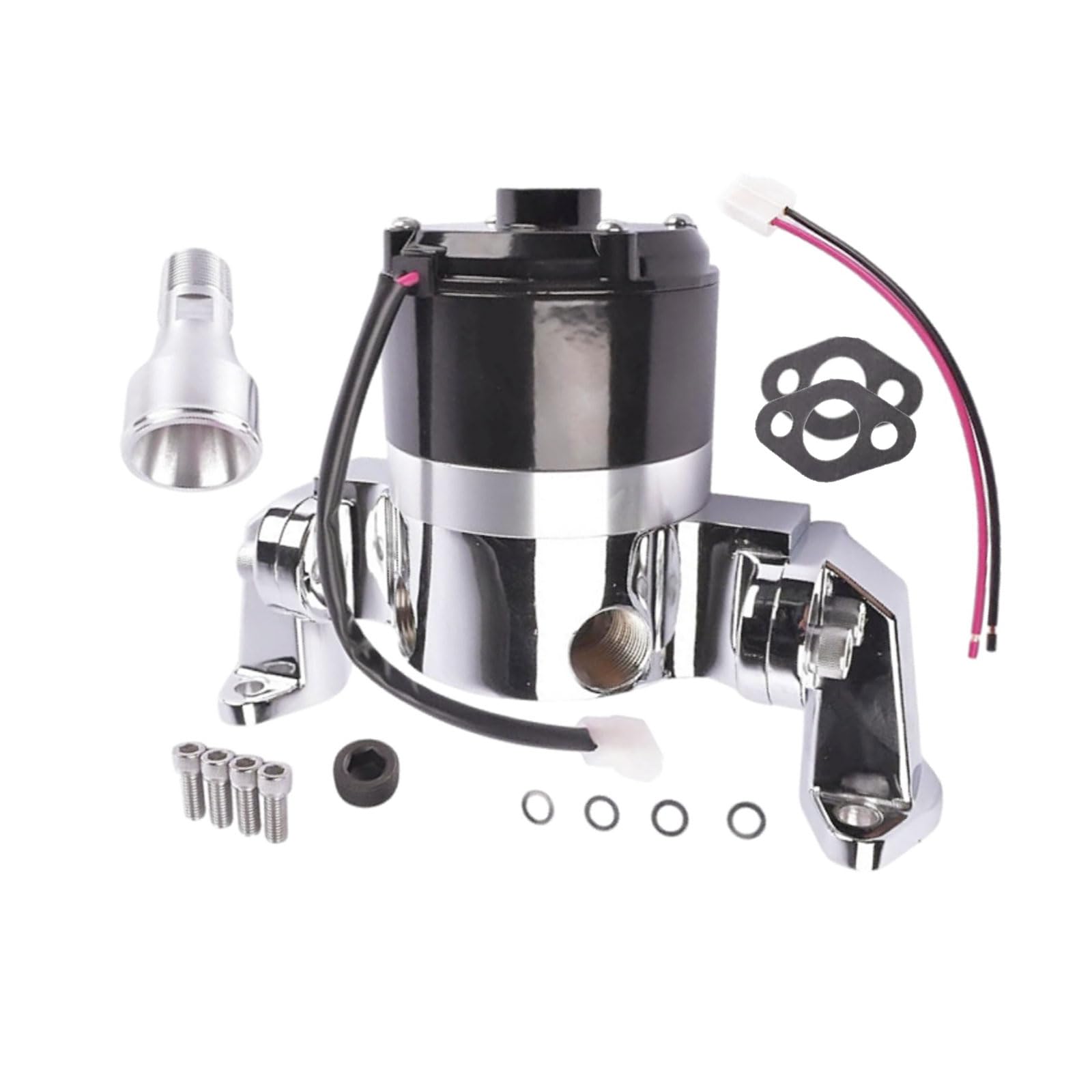 283327400 High Volume Flow Black Electric Water Pump Fits for Chevy Small Block 283-327-400 SBC 283-327-400