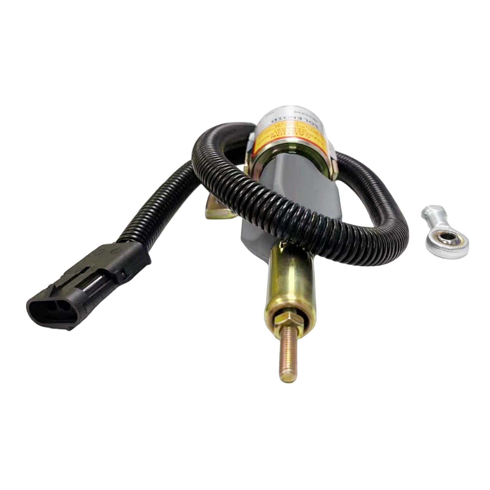 Fuel Shut Off Solenoid 3935429 3935431 3939702 SA-4755-12 SA-4892-12 Replacement for Cummins Engine 6BT 5.9L 12VDC