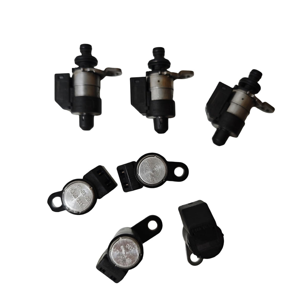7pcs RE5R05A Transmission Solenoid Kit Fits for 2004-2009 2010 Nissan Titan V8 5.6L Engine , Replace OE 63431A-U 31941-1FX02