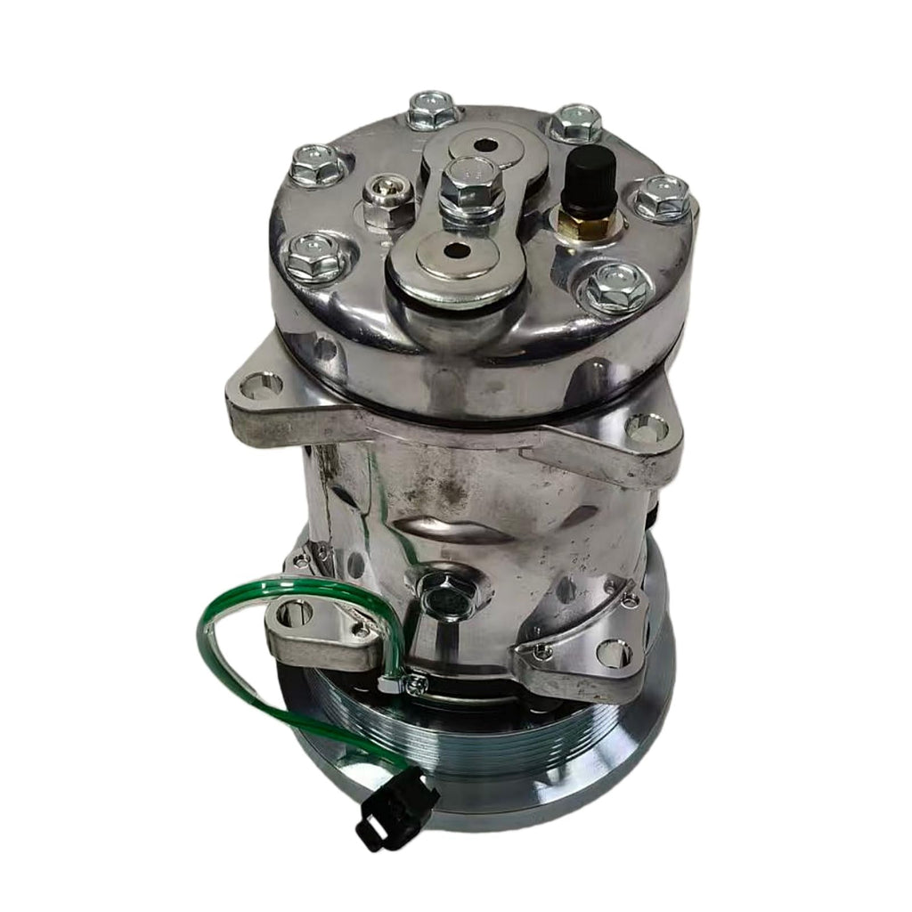 AC Compressor 24V 1419676 1515270 218-0324 Compatible with CAT Excavator 345B 365B 980H 980G 988H