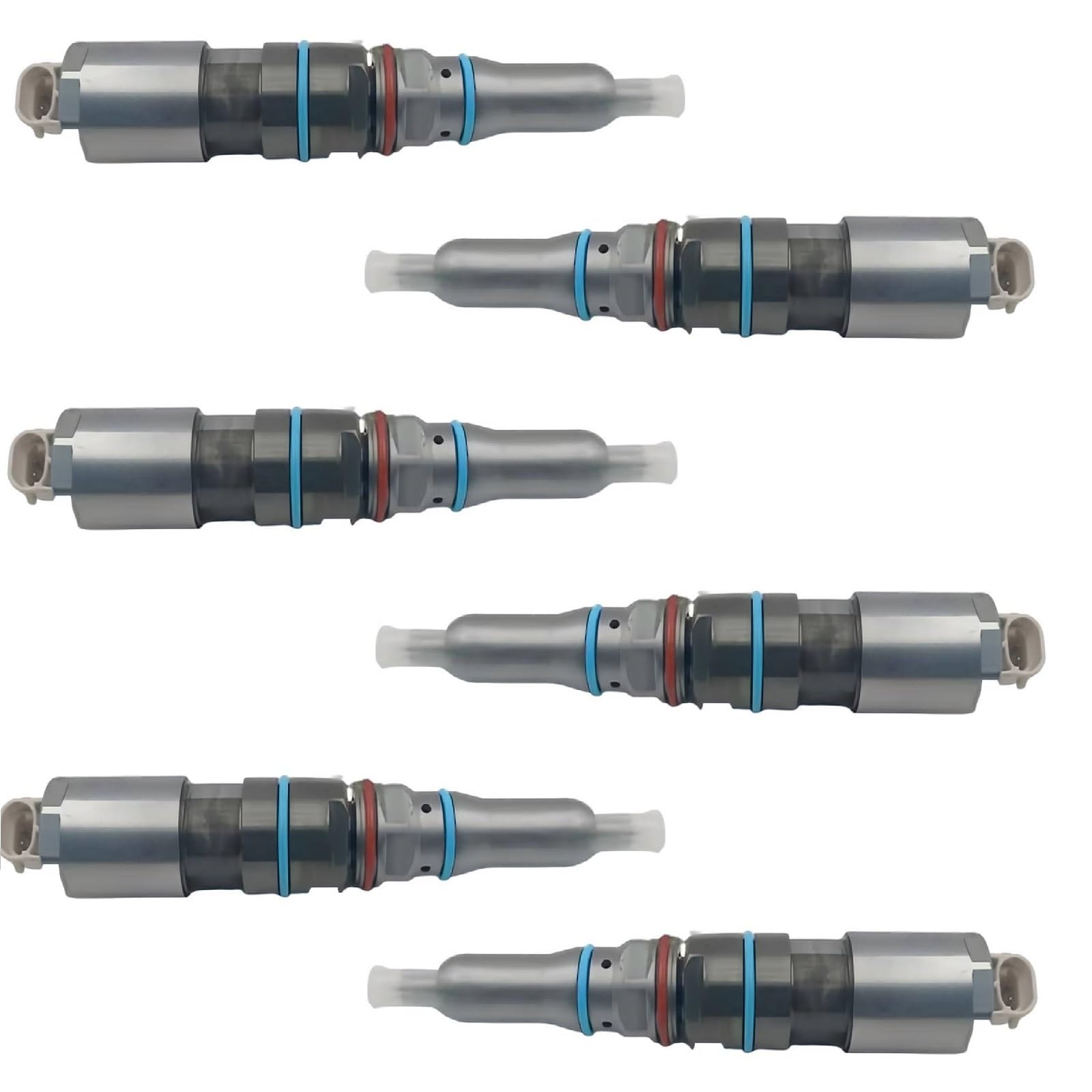 6PCS Fuel Injector 456-3493 4563493 Fits for CAT C9.3 Engine 336EL 336FL