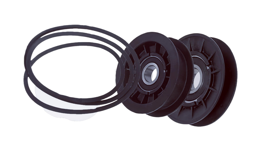 Idler Pulley Kit W/Transmission Drive Belt Fits for John Deere LA125 LA130 LA135