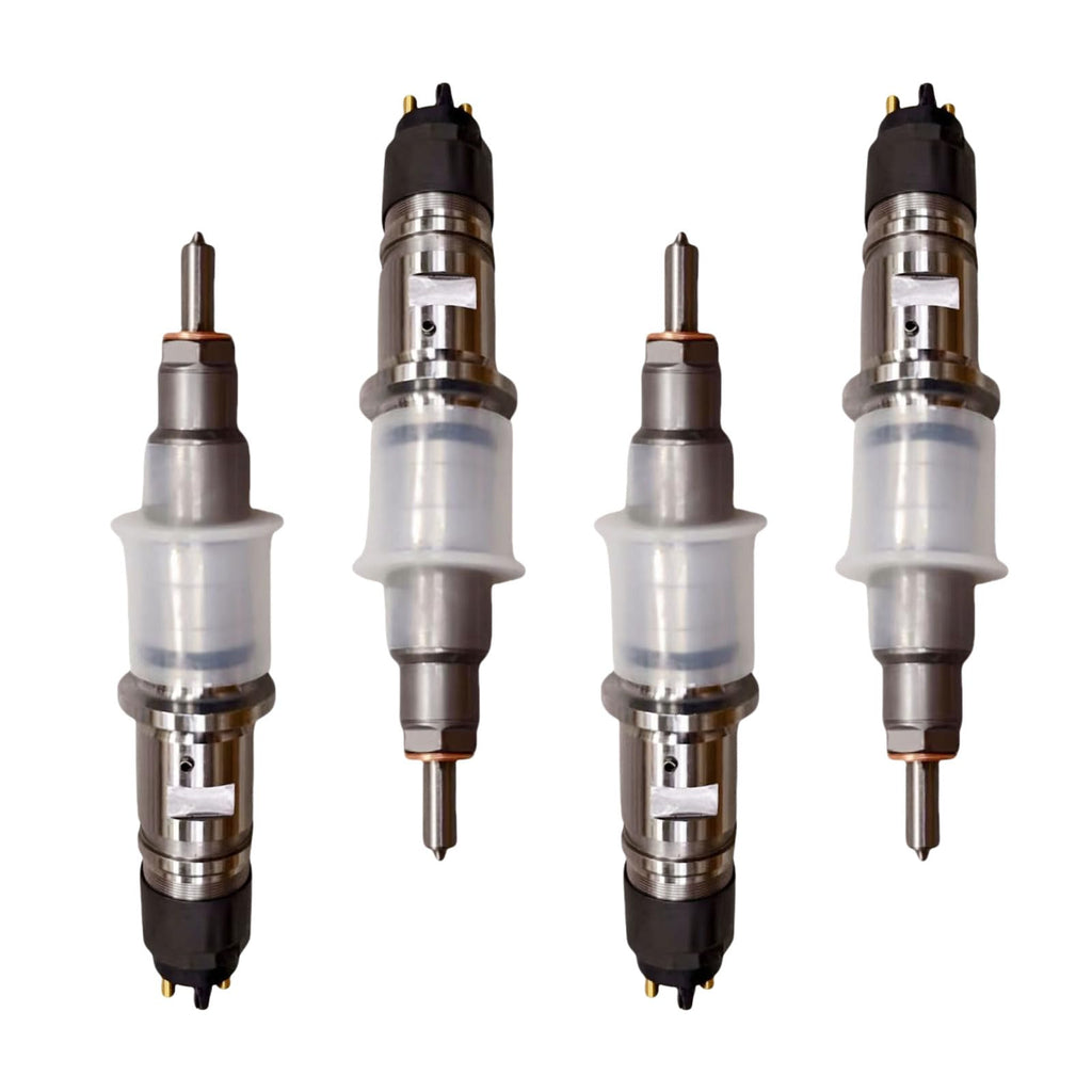 4pcs 0445120177 5254261 Common Rail Disesl Fuel Injector Fits for Cummins QSB6.7L ISB6.7L QSB4.5L Engine