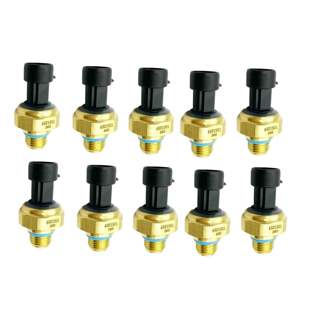 10pcs Oil Pressure Sender Switch Sensor 4921501 3084521 904-7113 9047113 Compatible with N14 ISM Turbo