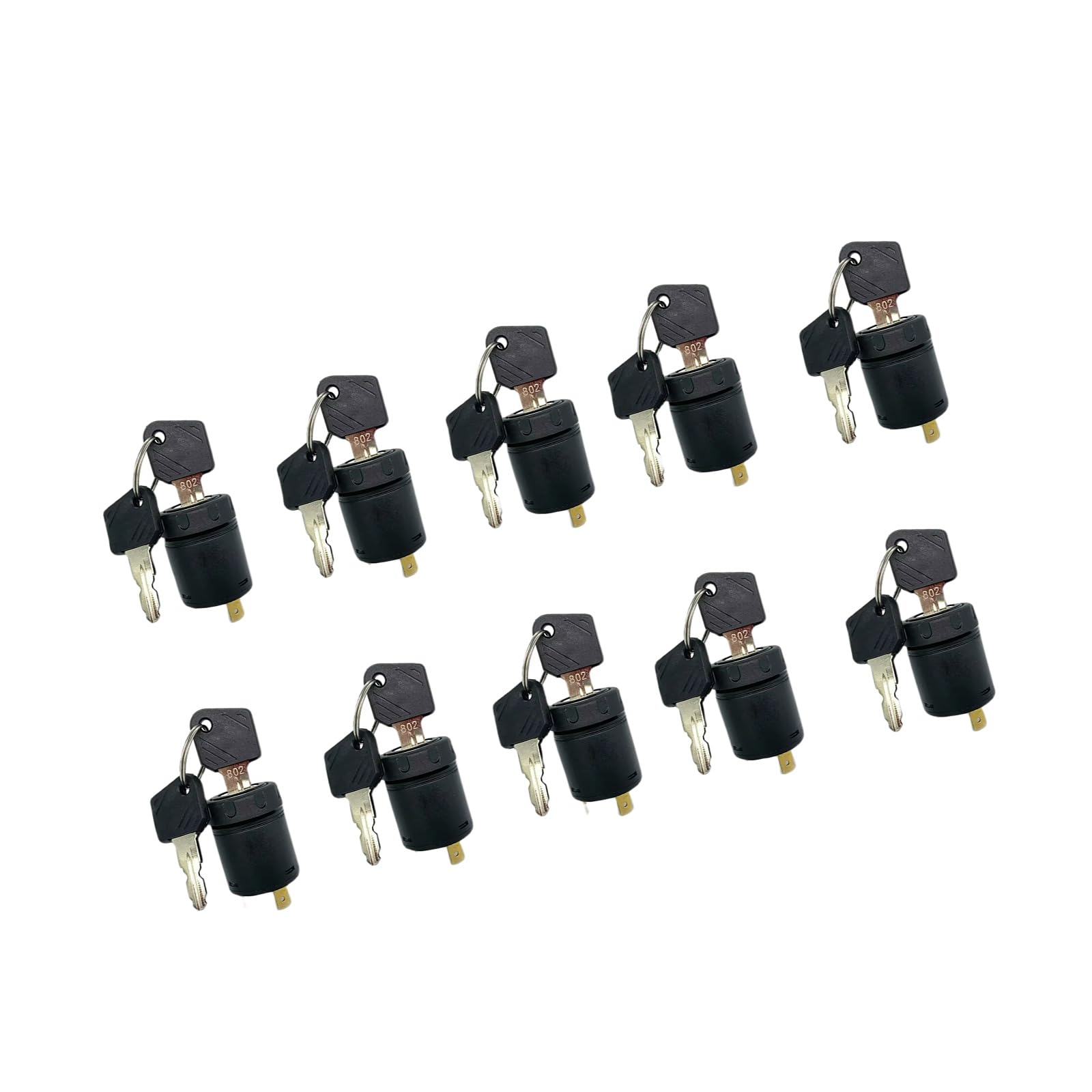 10pcs Start Ignition Switch with Keys 7915492618 Fits for LINDE Forklift 802 Replace parts