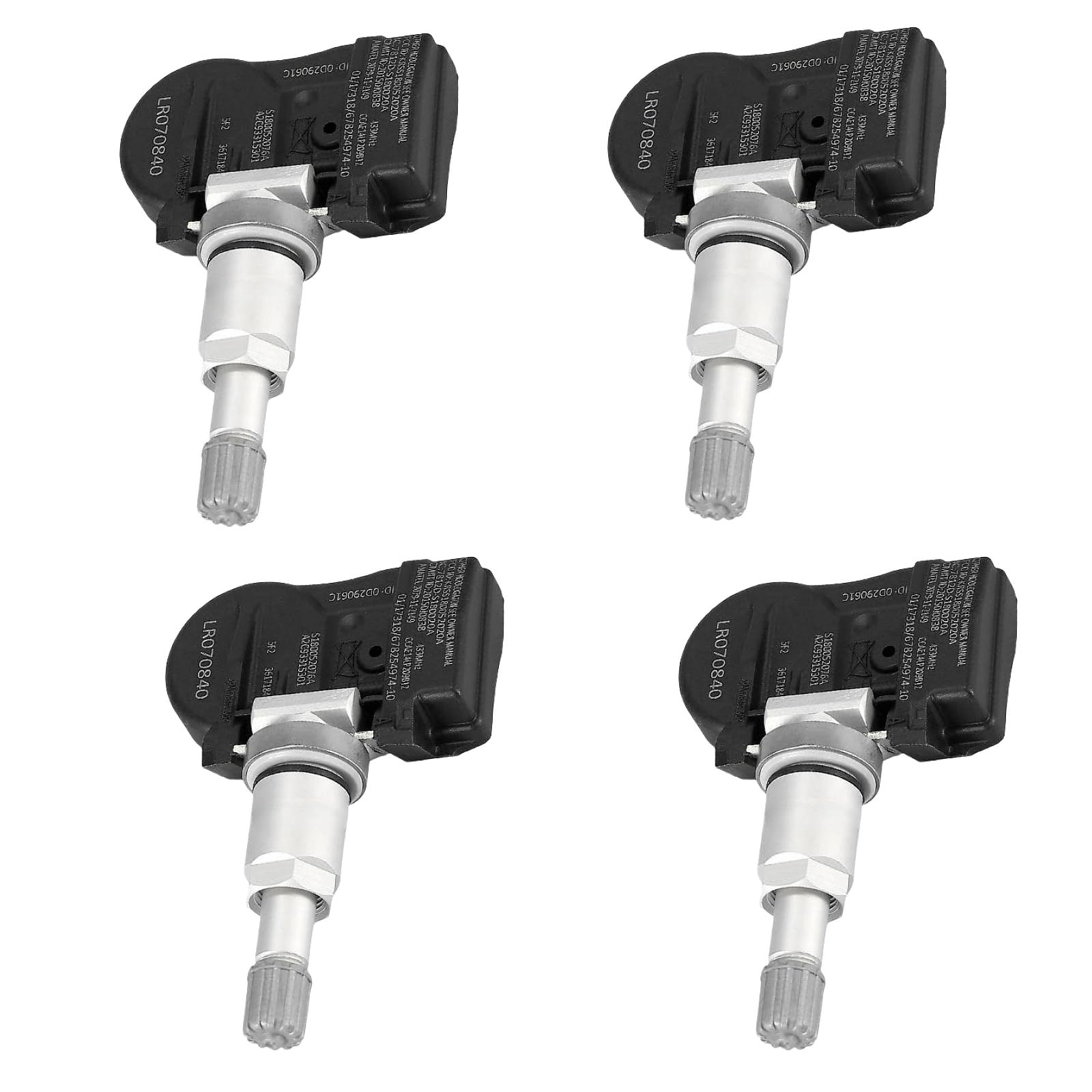 4pcs GX631A159AA  A2C93315301 LR070840 LR066378 GX63-1A159-AA Tire Pressure Sensor 433MHZ Fits for Range Rover Discovery Freelander for Jaguar F-Type F-Pace XE XF