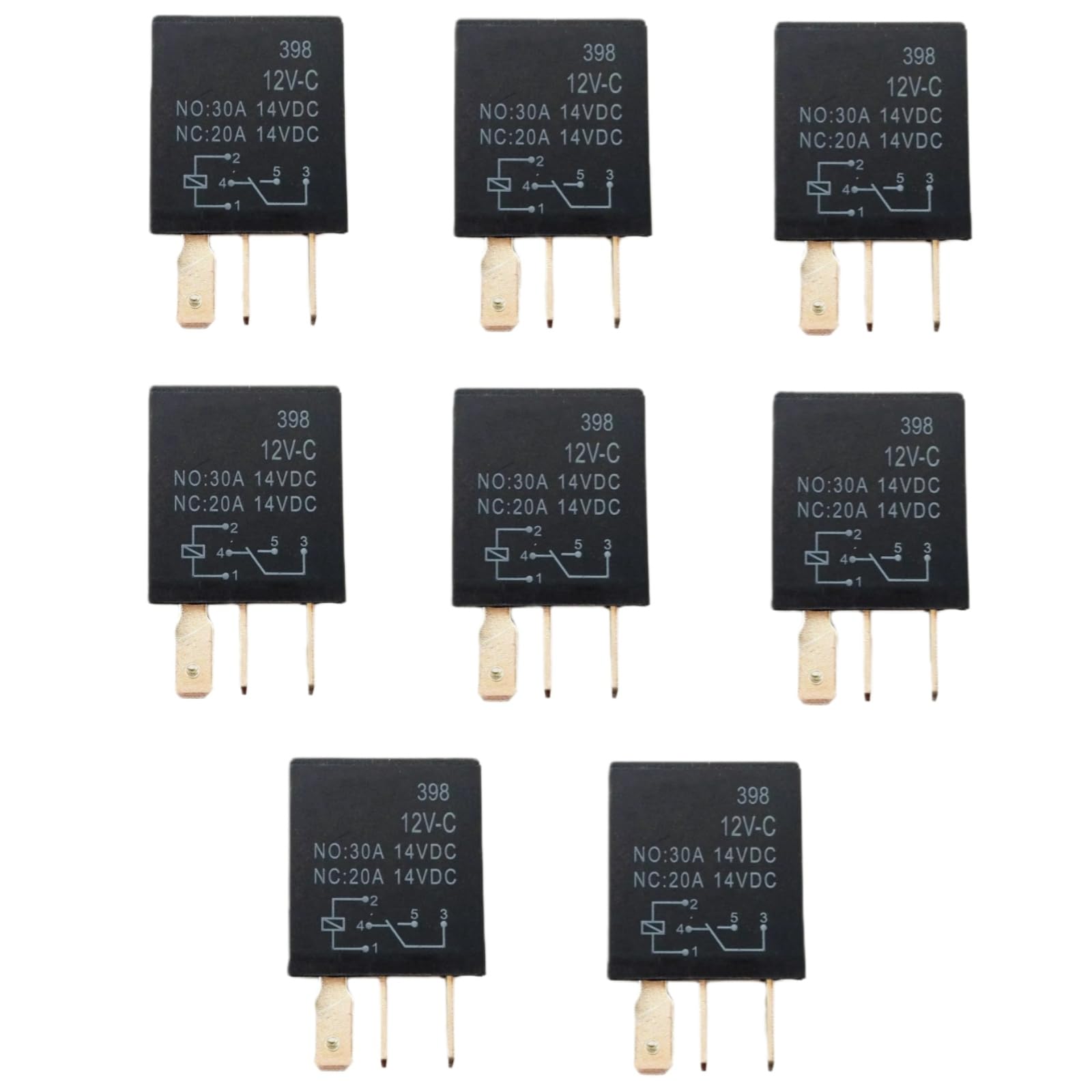 8PCS 9010-150350 Auxiliary Relay Fits for CF500 500CC 600CC  800CC
