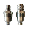 Flat Face Coupler Kit AT406475 47396760 V1311-77140 373-6967 Compatible with John Deere Skid Steer Loader 318E 319E 320E 323E 326E 328E 329E 332E 333E
