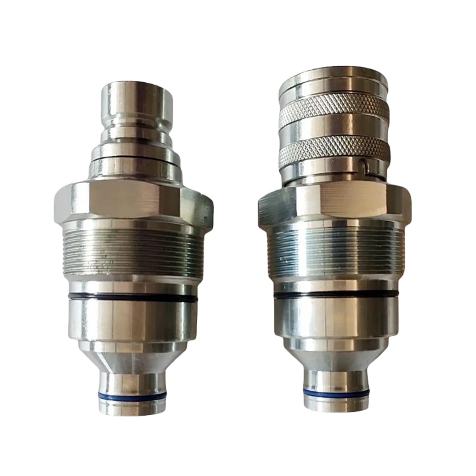 Flat Face Coupler Kit AT406475 47396760 V1311-77140 373-6967 Compatible with John Deere Skid Steer Loader 318E 319E 320E 323E 326E 328E 329E 332E 333E