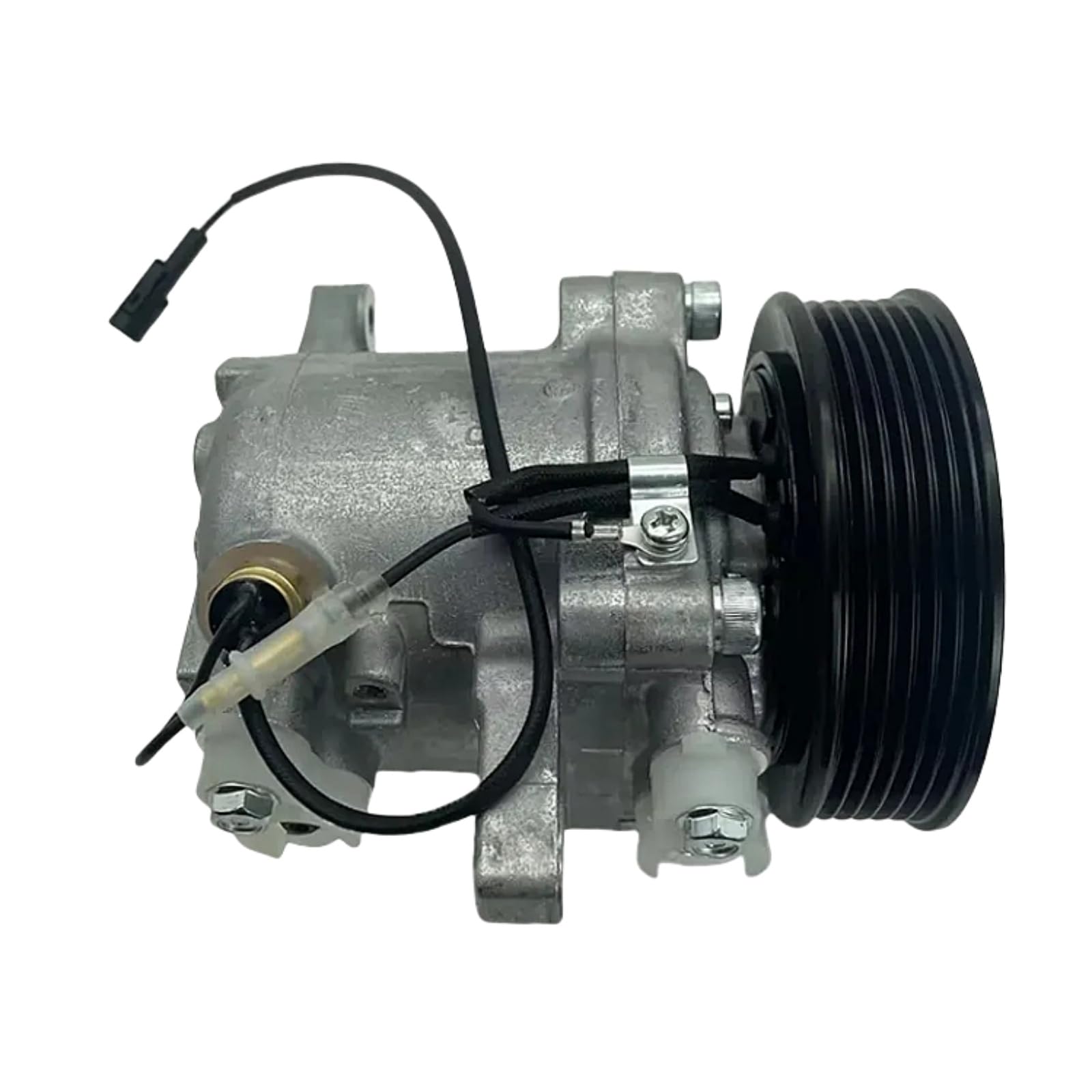 12V A/C Compressor 3P999-00620 447280-3050 447280-3060 447280-3080 Compatible with Kubota M126 M135X GX M6 Tractor With 6 Groove Pulley