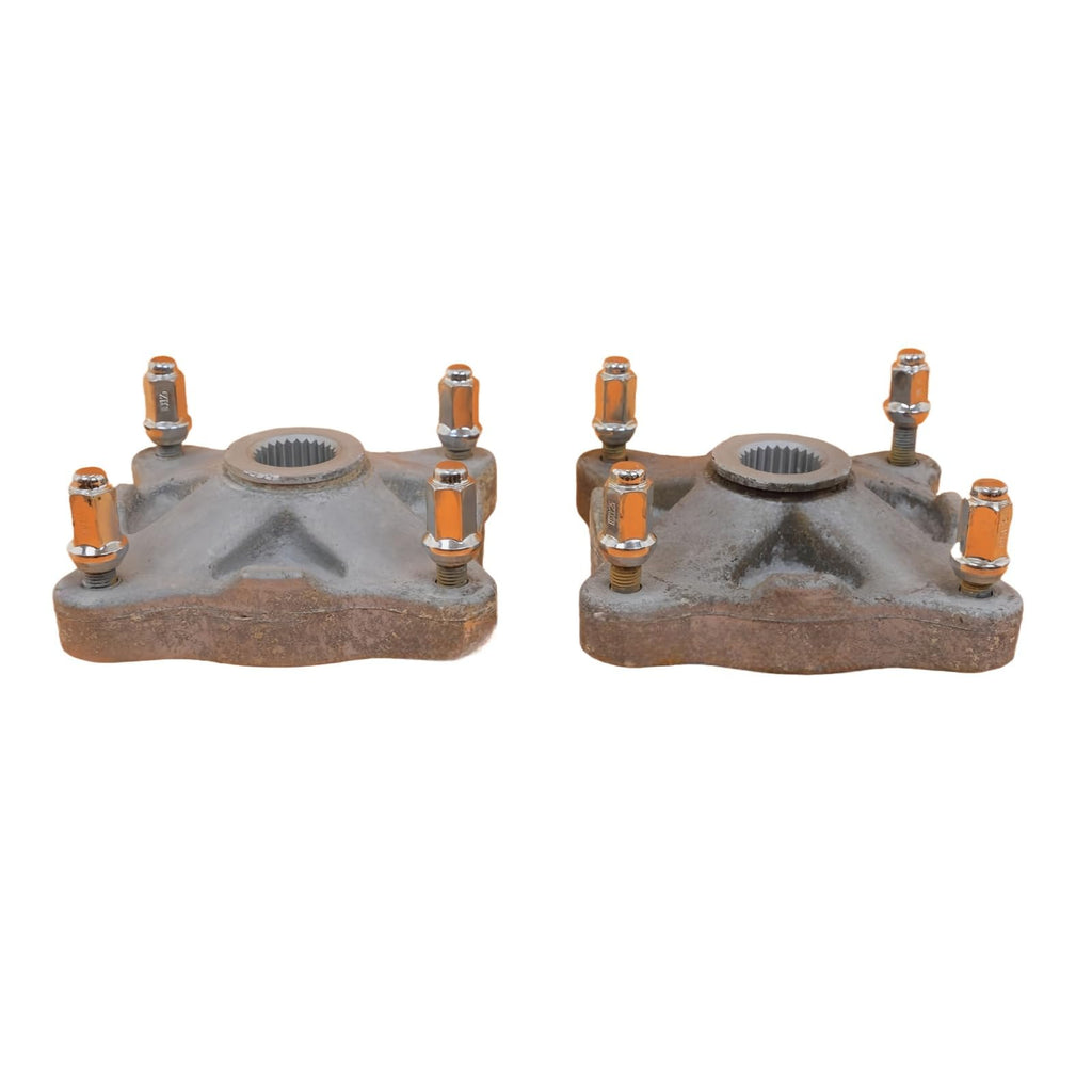 2X Rear Back Left &Right Wheel Hubs set with Wheel Nut Fits for Polaris Sportsman 400 01-02 500 96-02
