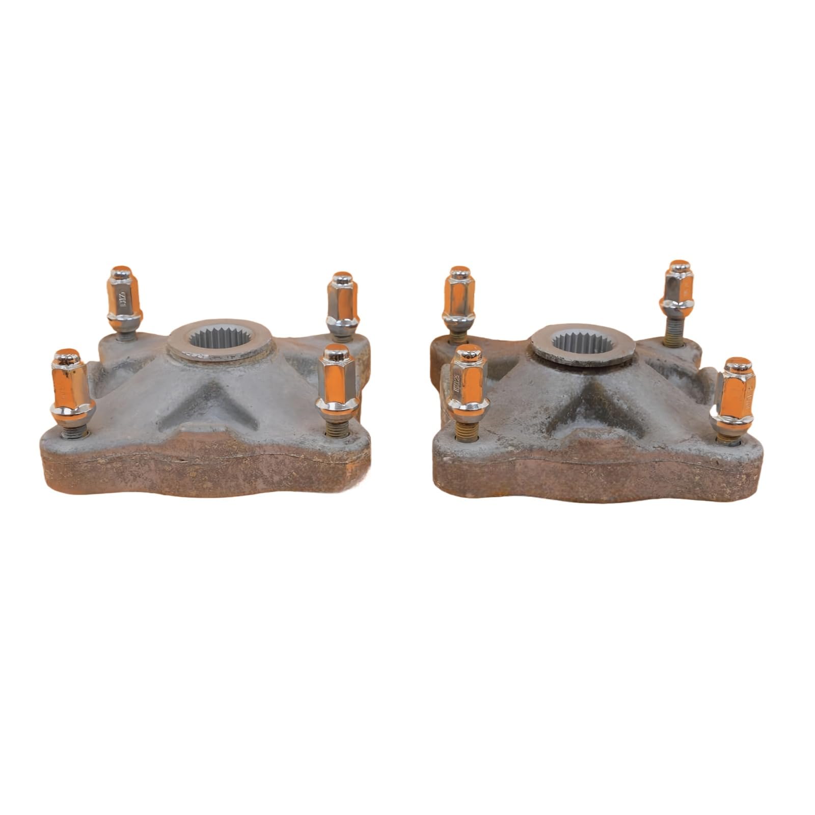 2X Rear Back Left &Right Wheel Hubs set with Wheel Nut Fits for Polaris Sportsman 400 01-02 500 96-02