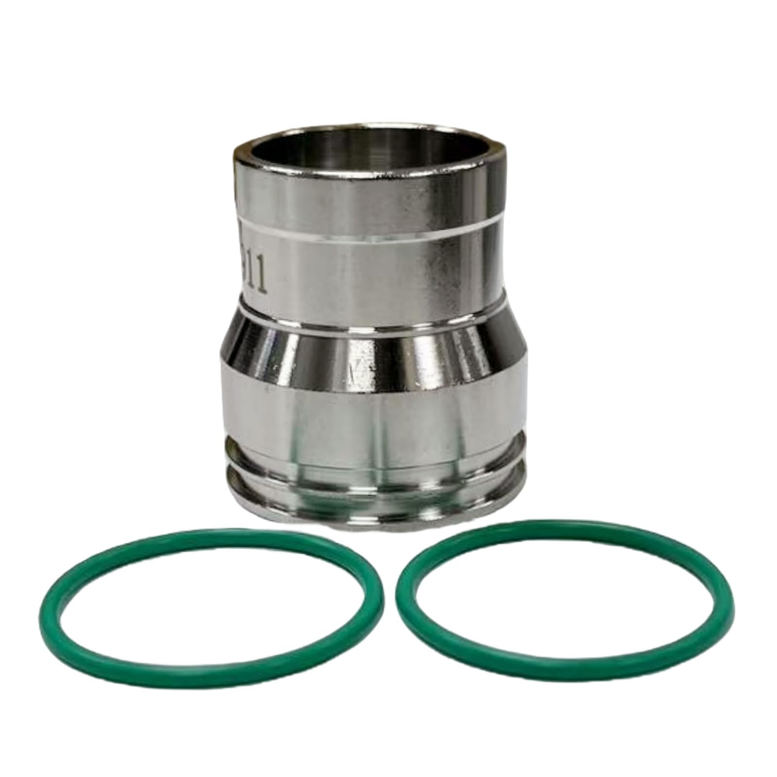 6Pcs 227-2911 2272911 CA2272911 Injector Sleeve with O-Ring Fits for CAT 3126 3126E 3126B C15 C7 Excavator 322C 325C 325CL Engine 953C 963C Track Type Loader