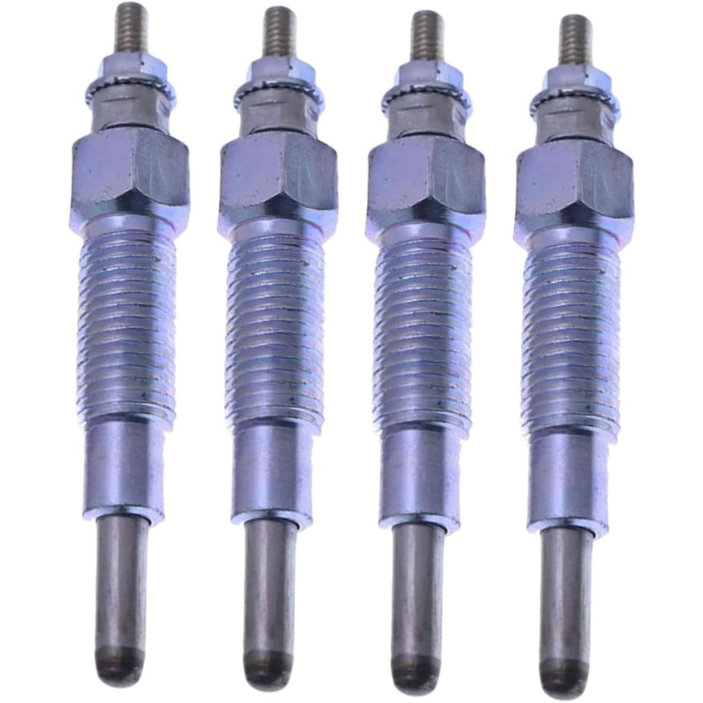 4PCS 1540165510 Glow Plug Fits for Bobcat 643 645 743 Kubota V1501 V1500 D1402 D1100 D1301