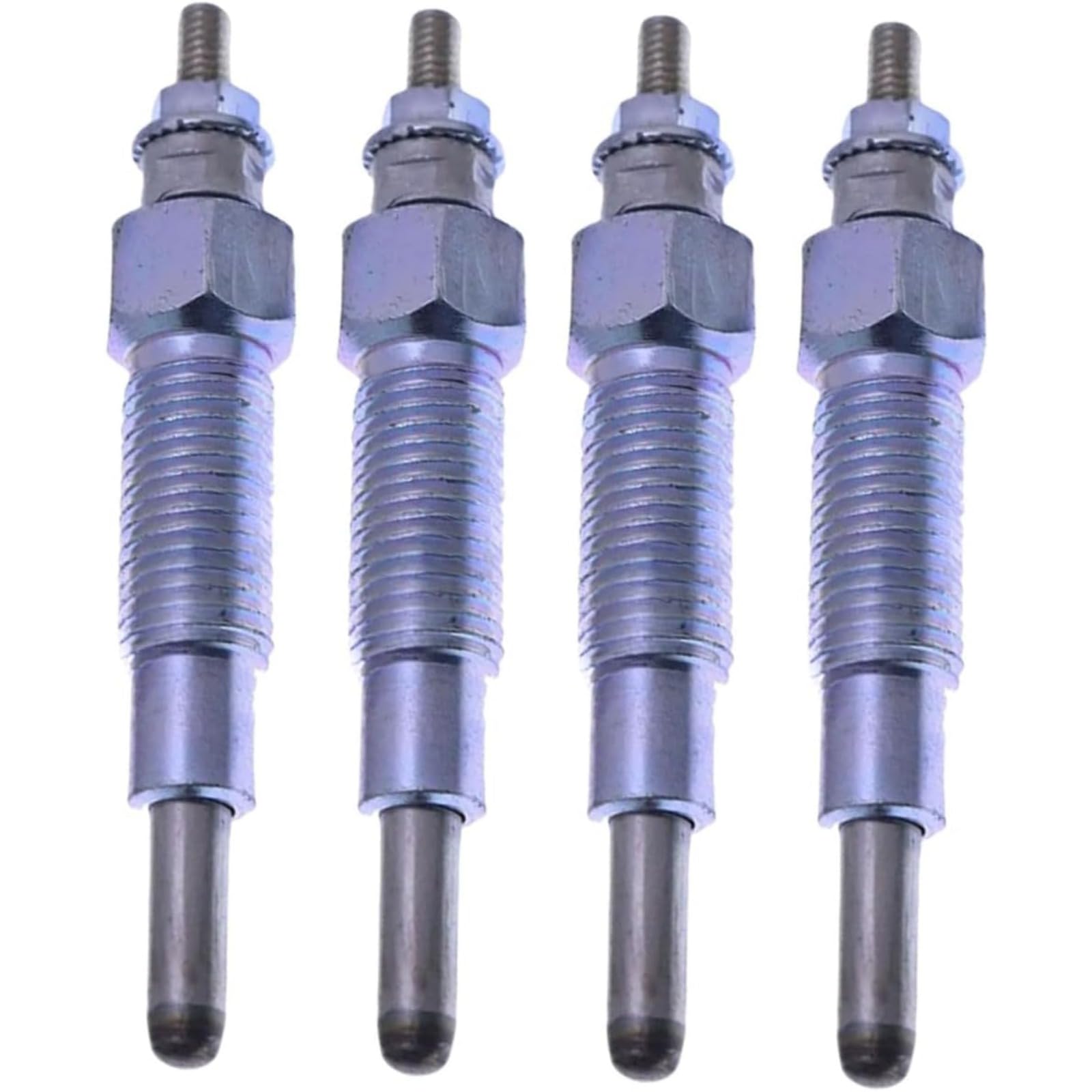4PCS 1540165510 Glow Plug Fits for Bobcat 643 645 743 Kubota V1501 V1500 D1402 D1100 D1301