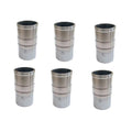 6PCS Cylinder Liner 3948095 3800328 Replacement for Cummins 6CT ISC QSC8.3 Diesel Engine Parts