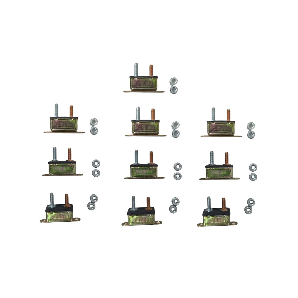 10PCS 12V 40 Amp Automatic Reset Circuit Breaker 190374 Fits for Miller Generator Trailblazer 325 FITS Bobcat 250 Big Blue 400D