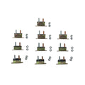 10PCS 12V 40 Amp Automatic Reset Circuit Breaker 190374 Fits for Miller Generator Trailblazer 325 FITS Bobcat 250 Big Blue 400D