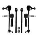 EV800580 K750019 K750048 ES800222 Front Suspension Kit Inner Outer Tie Rod End Sway Bar End Link Fits for Ford for Taurus for Taurus X Fits for Mercury for Sable 2009 Replace parts