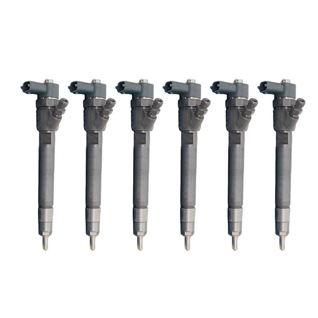 6PCS 0445110374 Fuel Injector Rail Diesel Injection Fits for Hyundai for IX35 2010-2015 for Santa Fe 2012-2018 Replace parts