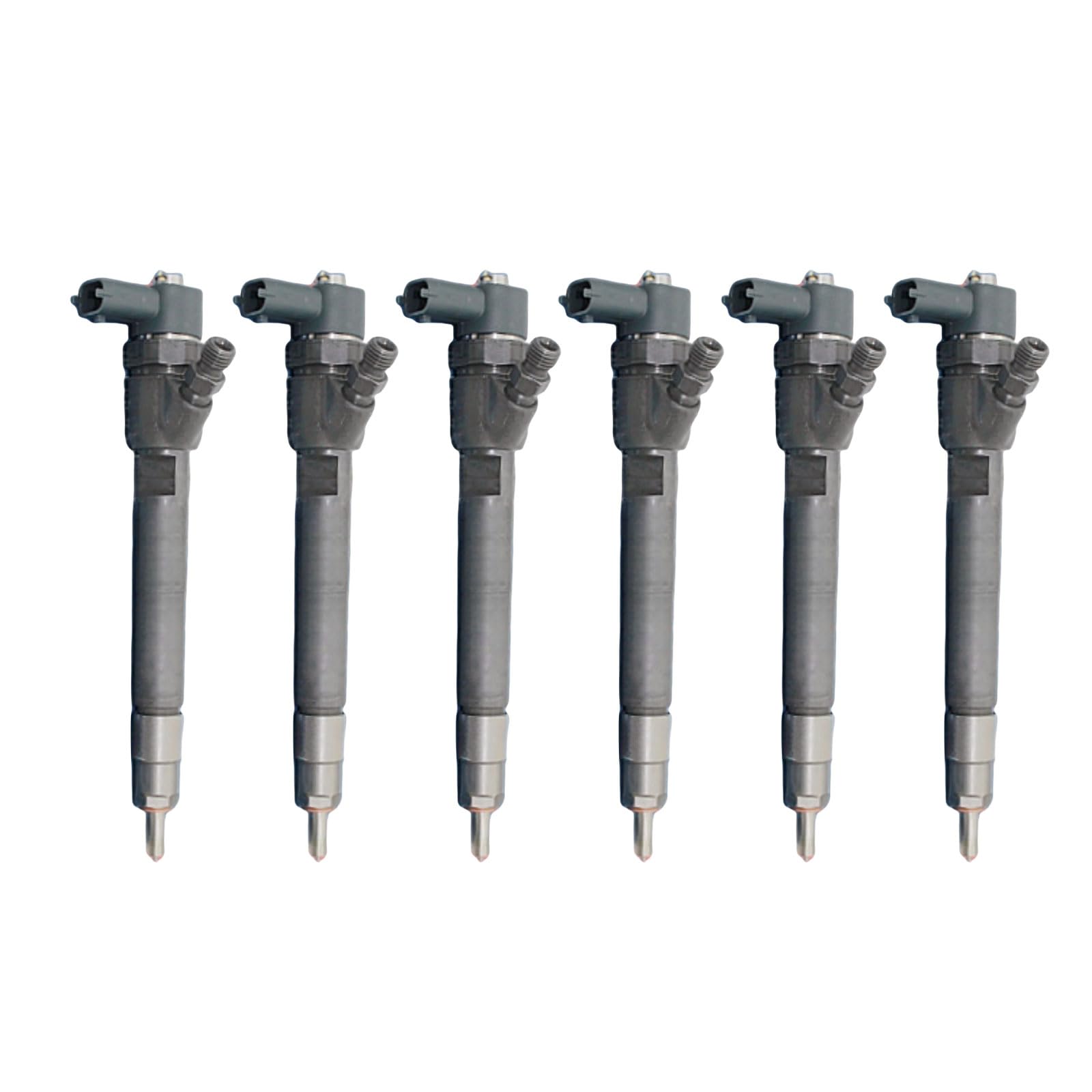 6PCS 0445110374 Fuel Injector Rail Diesel Injection Fits for Hyundai for IX35 2010-2015 for Santa Fe 2012-2018 Replace parts