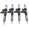 4pcs 095000-6395 Fuel Injector Compatible for ISUZU 5.2L 4HK1 7.8L 6HK1 Engine