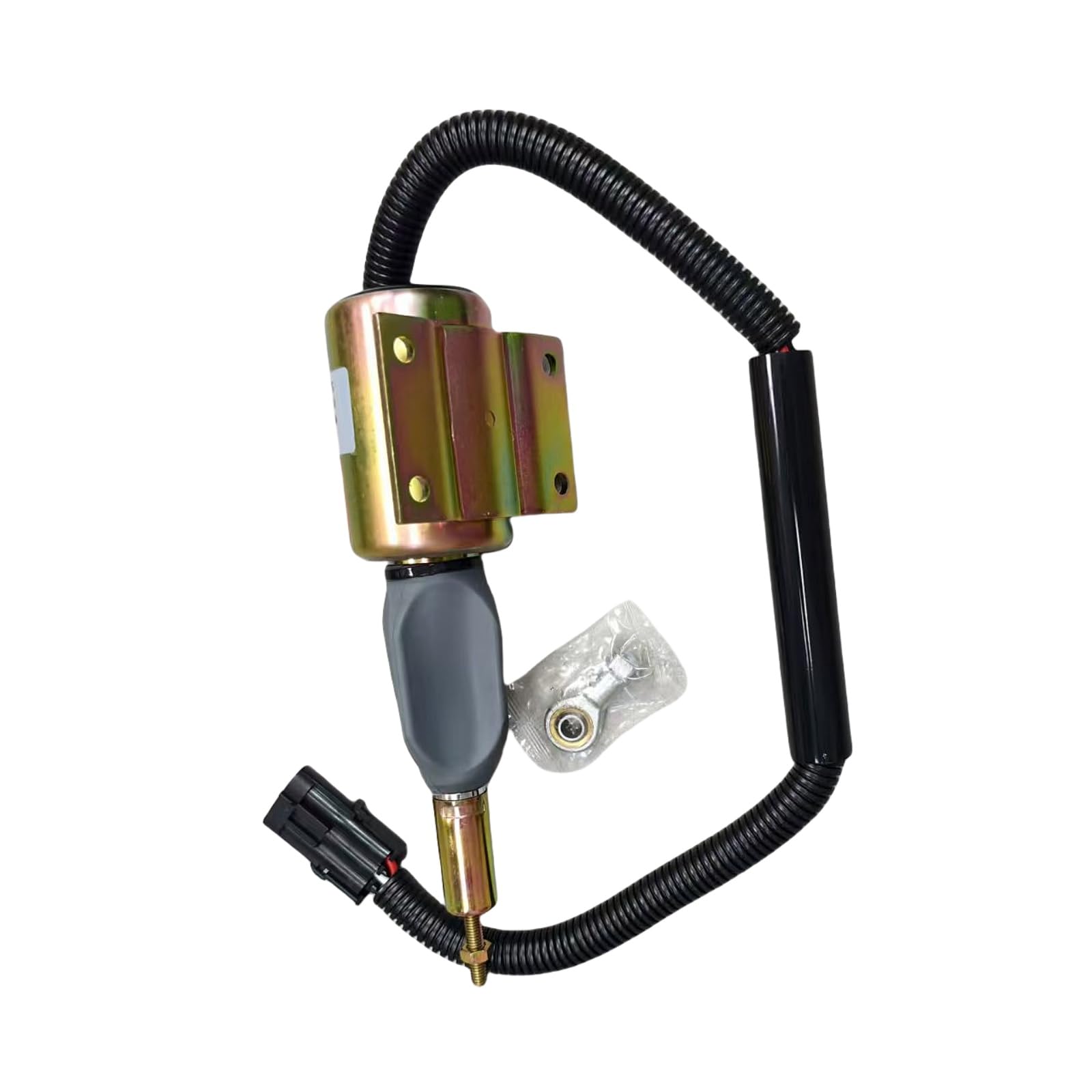 New Re502473 Sa-4257-12 3926411 Sa425712 Fuel Shut-Off Solenoid Compatible With John Deere Applications