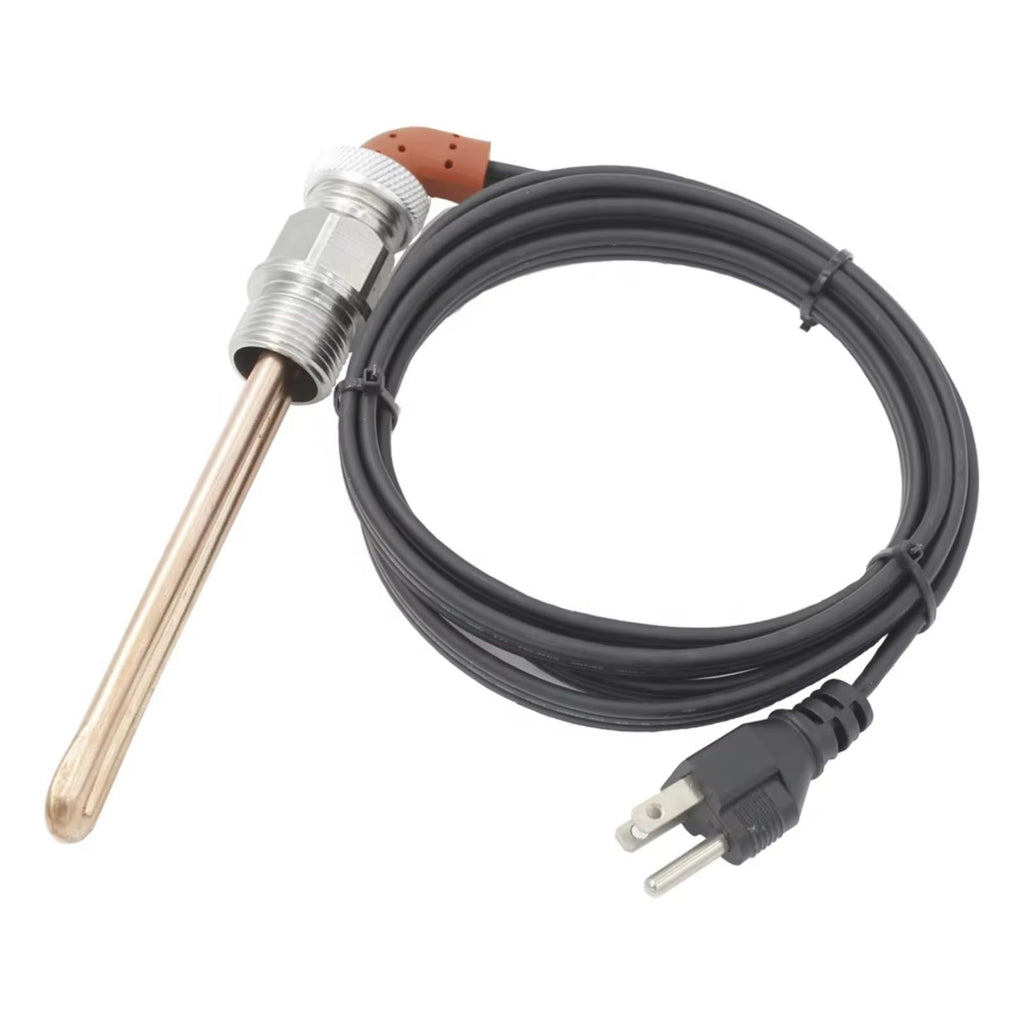 120V 1500W 8605556 Engine Block Heater Fits for Caterpillar for Detroit Diesel for Navistar for Perkins Engines Replace parts
