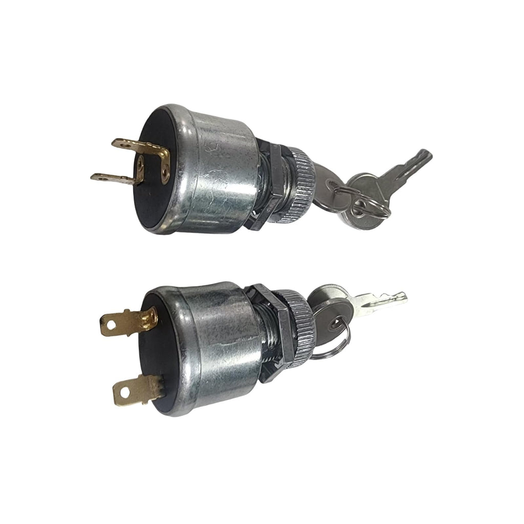 Sgaorcpas 2PCS 2 pin 33639-G01 17955-G1 Engine Ignition Switch Lock Kit With Key for EZGO TXT PDS