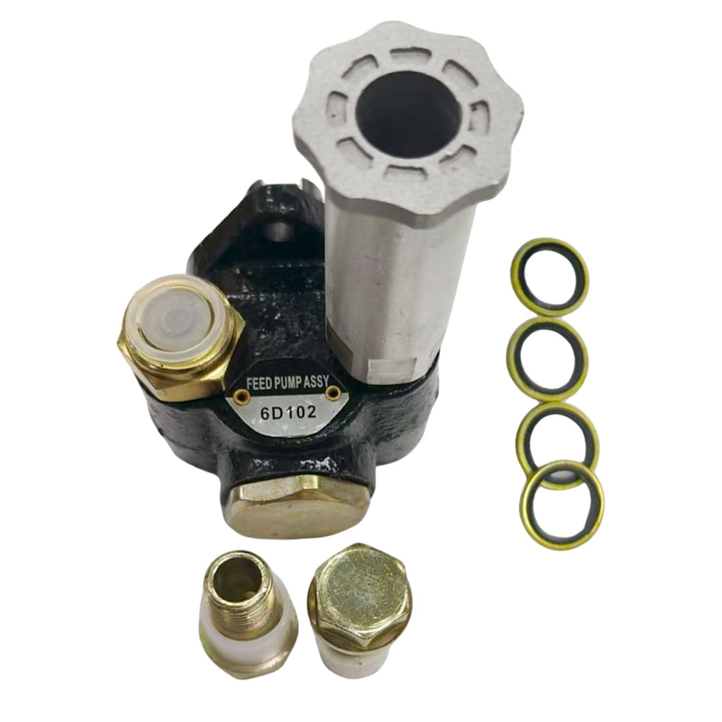 105220-5960 105220-5001 Fuel Feed Pump Fits for Komatsu 6D102 6D95 Engine PC200-5 PC200-6 PC200-7 PC210-6 PC220-6 Excavator
