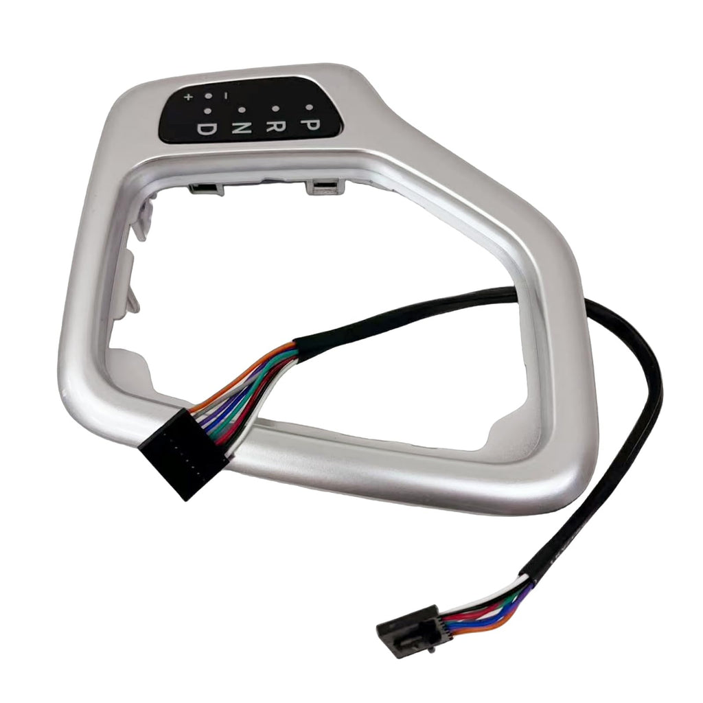 5YD27LS5AA White Transmission Shifter Bezel with Harness Fits for 2014-2018 Jeep Replace parts