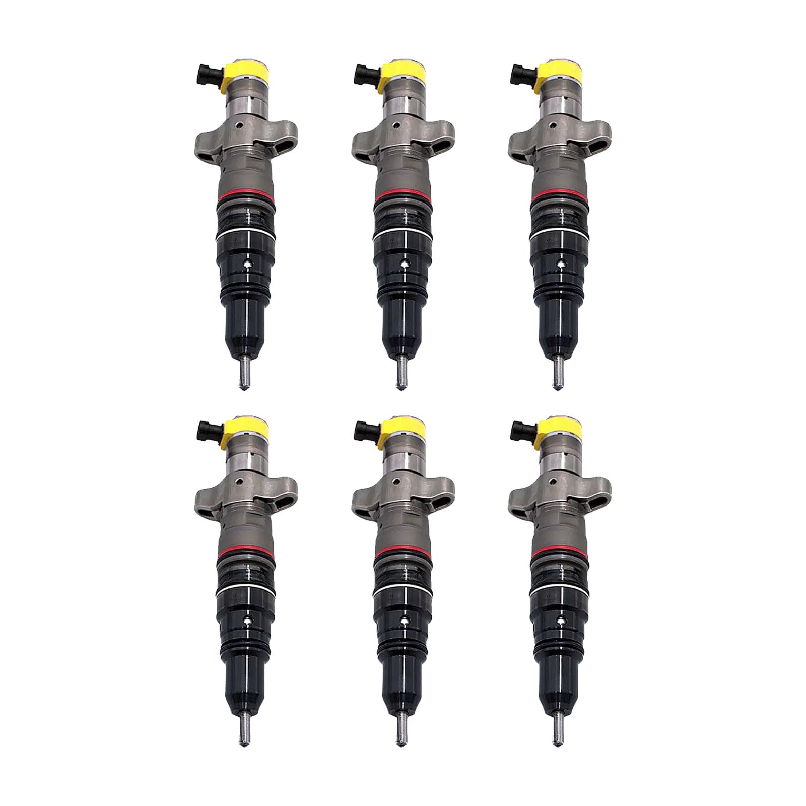 6PCS Fuel Injector 254-4339 Fits for Cat C9 Engine
