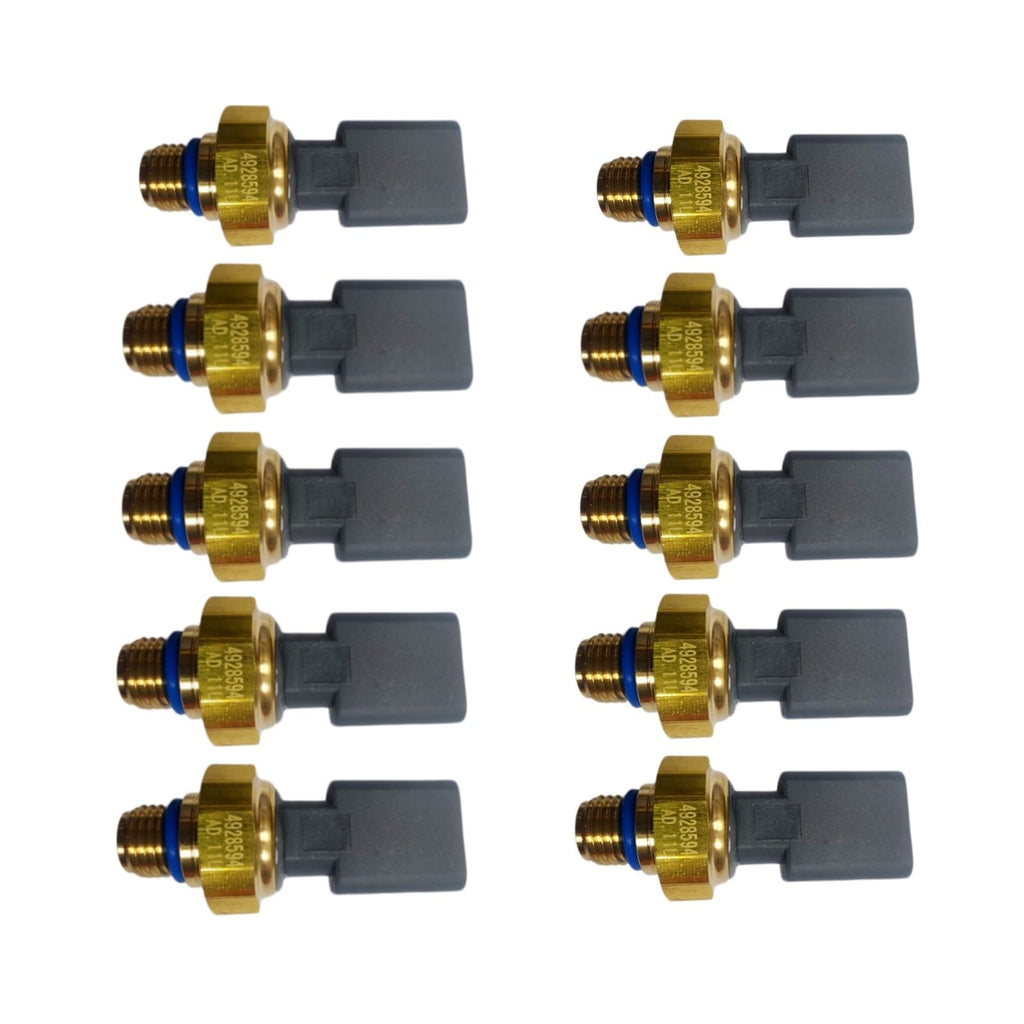 10pcs 4928594 Exhaust Gas Pressure Sensor EGR Fits for Cummins ISX ISM ISC ISB ISL Diesel Dodge Ram 2500 3500 6.7L 4921746 4087989