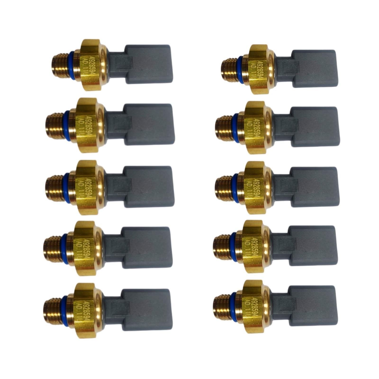 10pcs 4928594 Exhaust Gas Pressure Sensor EGR Fits for Cummins ISX ISM ISC ISB ISL Diesel Dodge Ram 2500 3500 6.7L 4921746 4087989