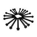 Sgaorcpas 18Pcs Cylinder Head Bolt 6655158 19013-03450 383-0387A for Kubota Engine D1703 V2003 V1903 V2203 for Bobcat Loader 645 743 751 753 763 773 7753 S130 S150
