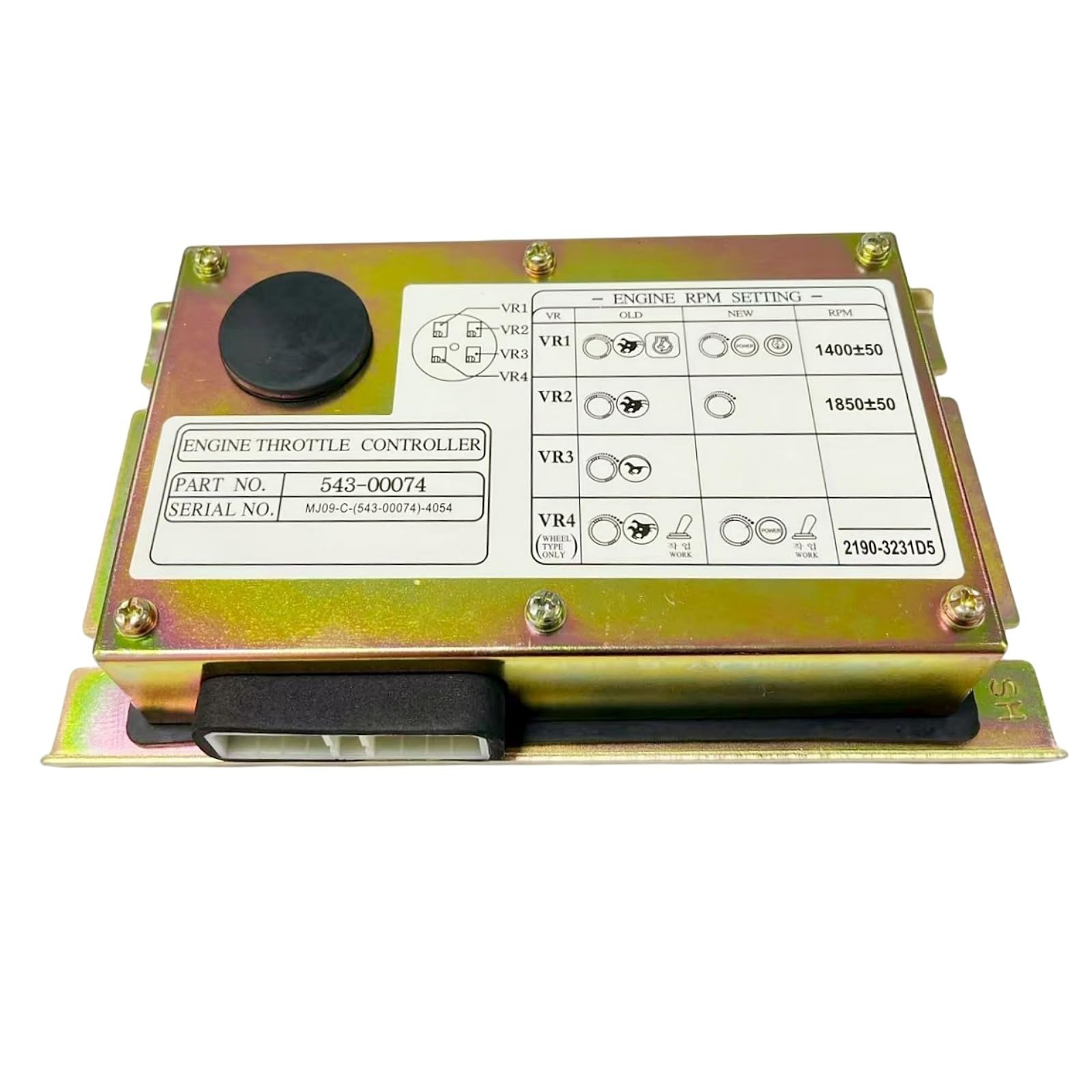543-00074 Engine Throttle Controller Programmed Fits for Daewoo Doosan Excavator DH225-7 DH220-5 Parts