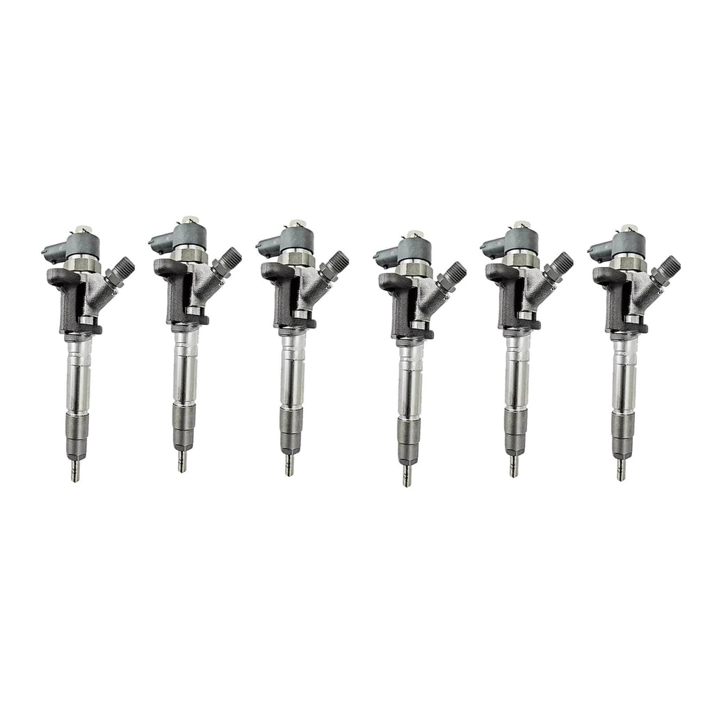 6PCS Diesel Fuel Injector 0445120090 Common Rail Fuel Injector Compatible with Mitsubishi MMC-NFZ & Benz