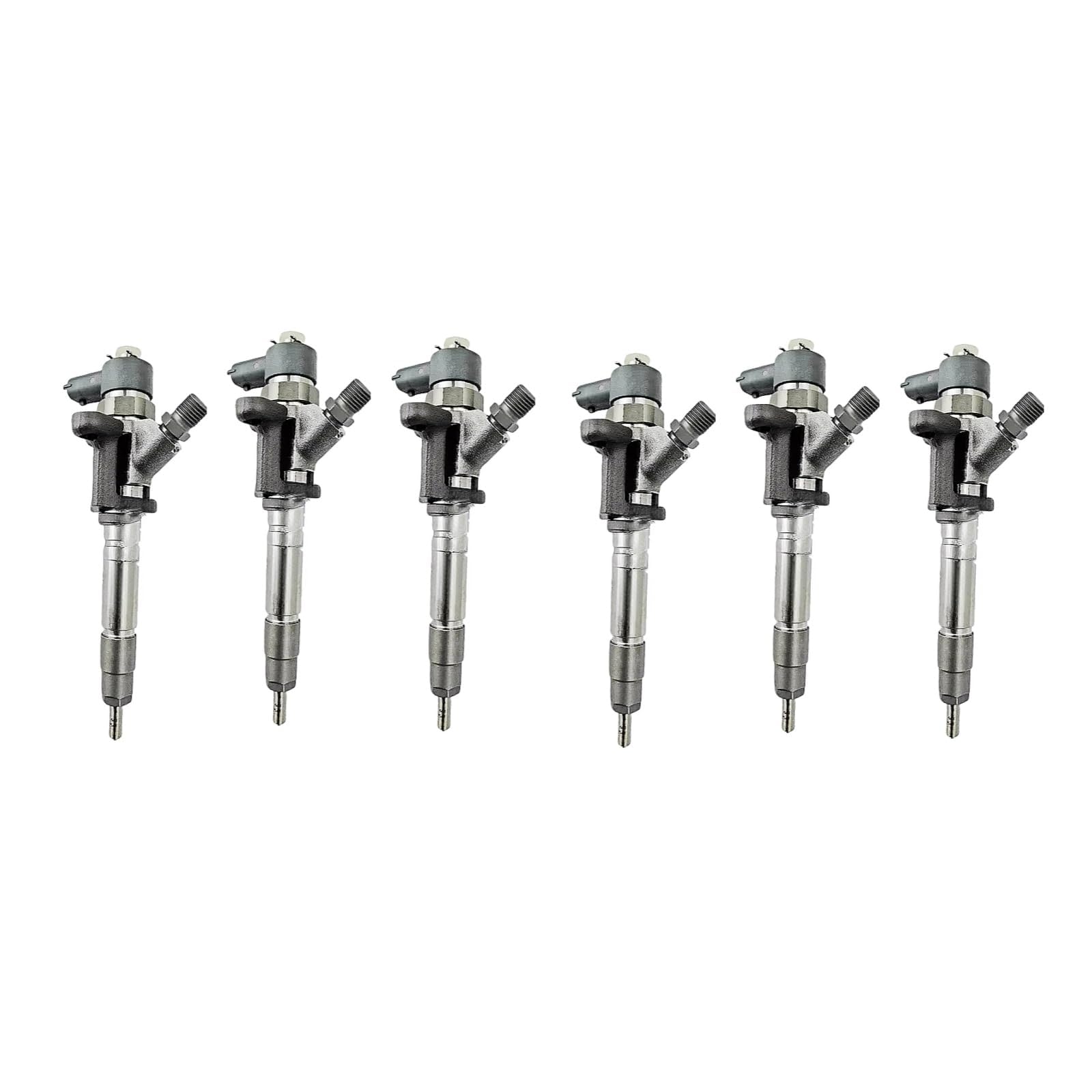 6PCS Diesel Fuel Injector 0445120090 Common Rail Fuel Injector Compatible with Mitsubishi MMC-NFZ & Benz