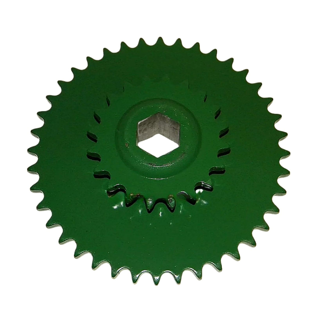 AE39652 Double Sprocket Sprocket Fits for John Deere 330 335 375 385 430 435 530 535