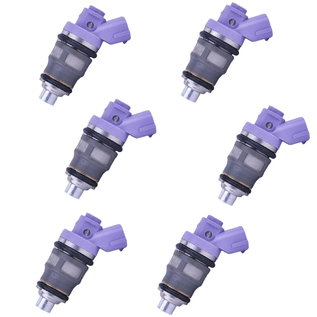 6pcs 23250-76010 2325076010 Fuel Injector Fits for Toyota Previa 1991-1997