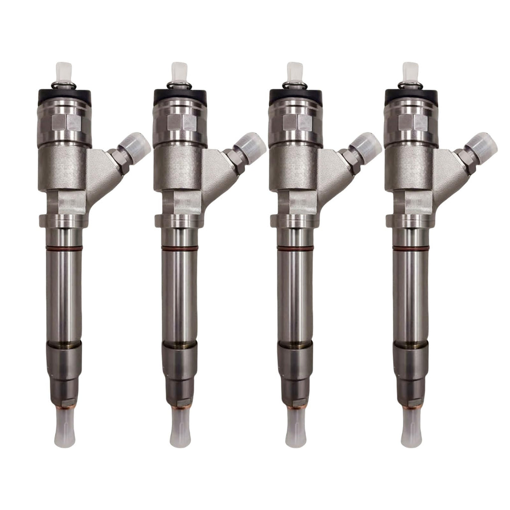 4pcs 97303657 0986435504 0445120027 97780144 Diesel Fuel Injector Fits for GM Chevy 6.6L Duramax LLY Engine Silverado 2500HD 3500 Sierra 2500HD 3500, 2004-2005