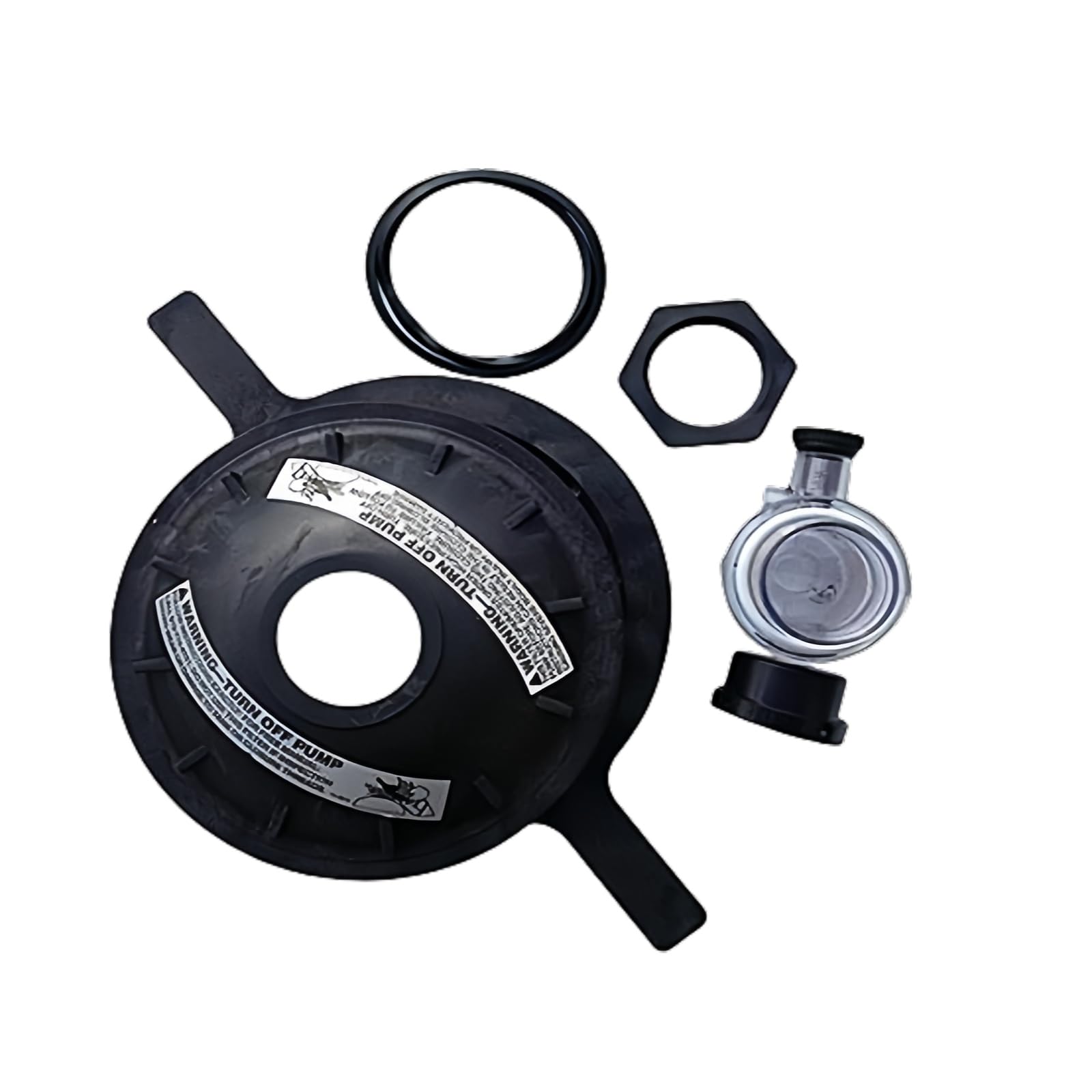 154856 8-1/2-inch Black Buttress Thread Closure Replacement Kit Fits for Triton Pool and Spa Filter Replace parts