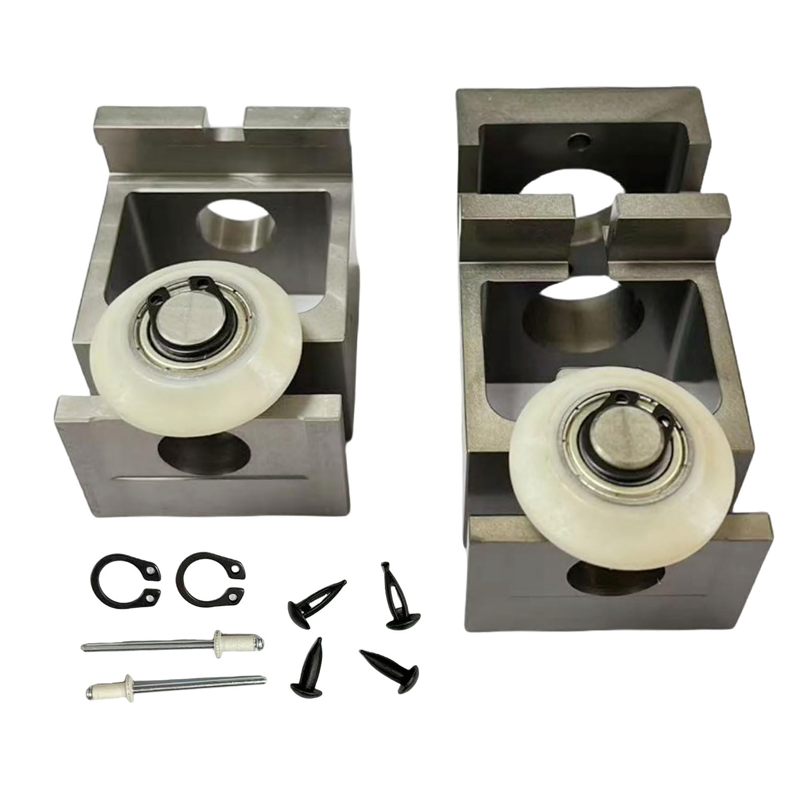 379060 Standard Bearing Block Kit with Roller Fits for In-Wall Slide-Outs on Rv, Includes Upper and Lower Blocks, Exact-Match Component. Replace parts