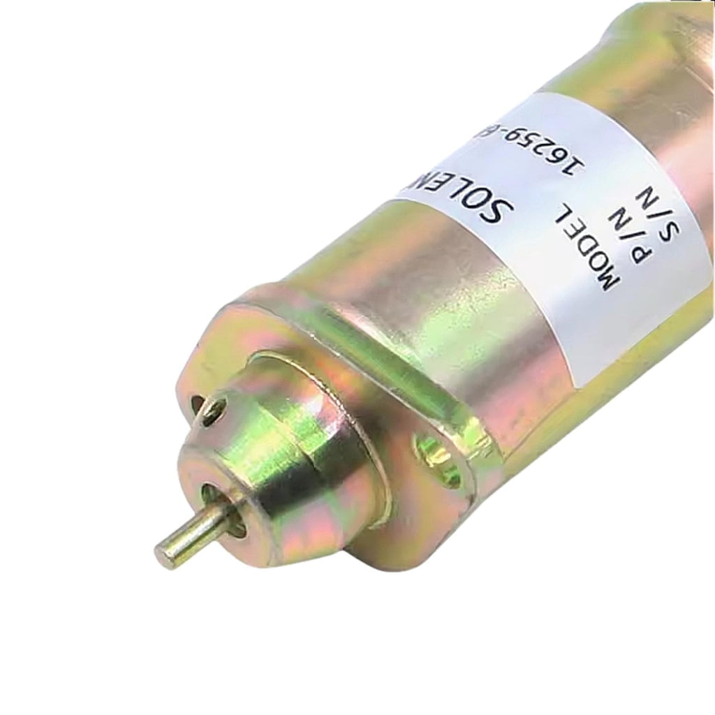 Fuel Shut Down Solenoid 12V 16259-60010 1625960010 fits For Kubota Engine D1105 V1505 For Hitachi Timberwolf TW150DHB TW150VTR TW190