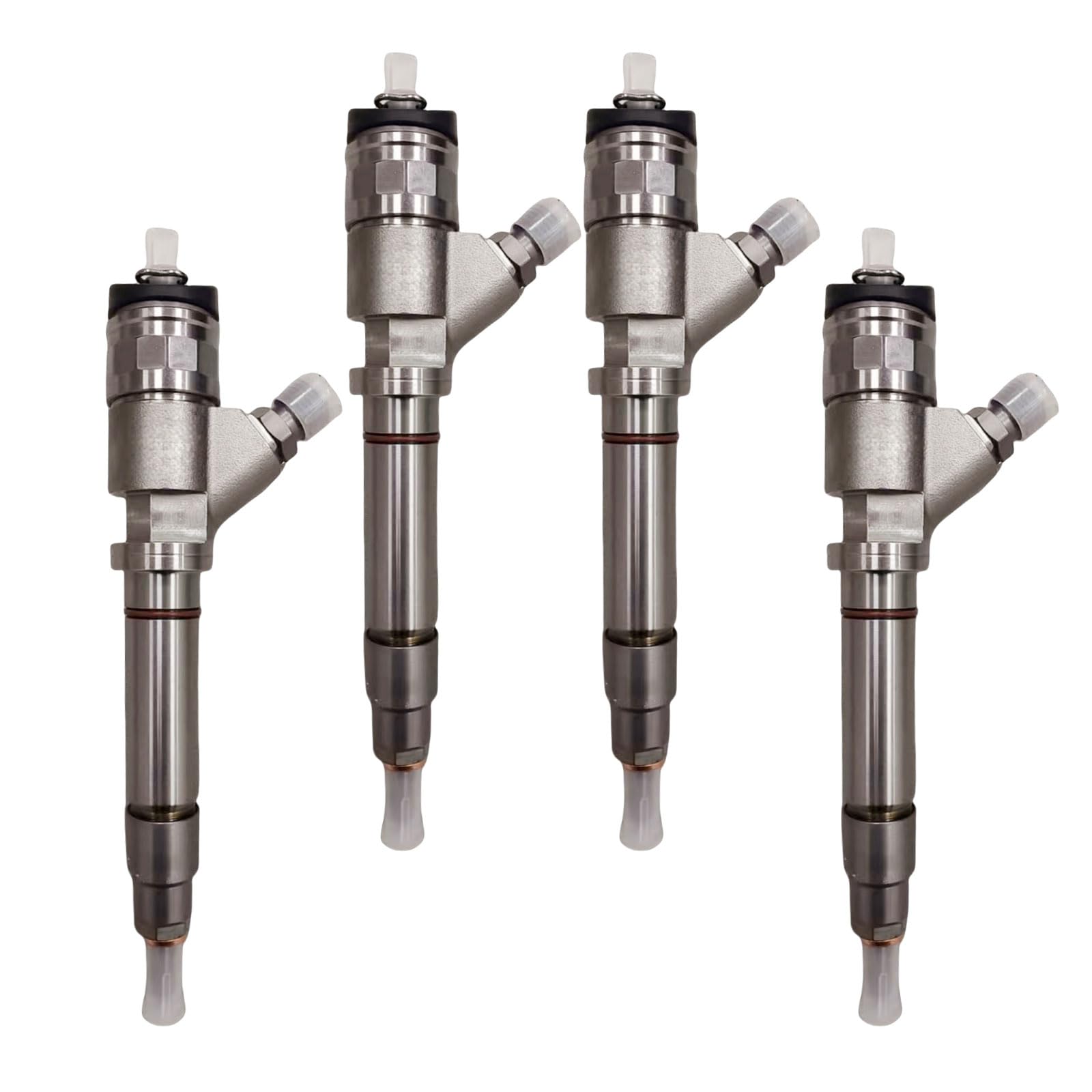 4pcs 97303657 0986435504 0445120027 97780144 Diesel Fuel Injector Fits for GM Chevy 6.6L Duramax LLY Engine Silverado 2500HD 3500 Sierra 2500HD 3500, 2004-2005
