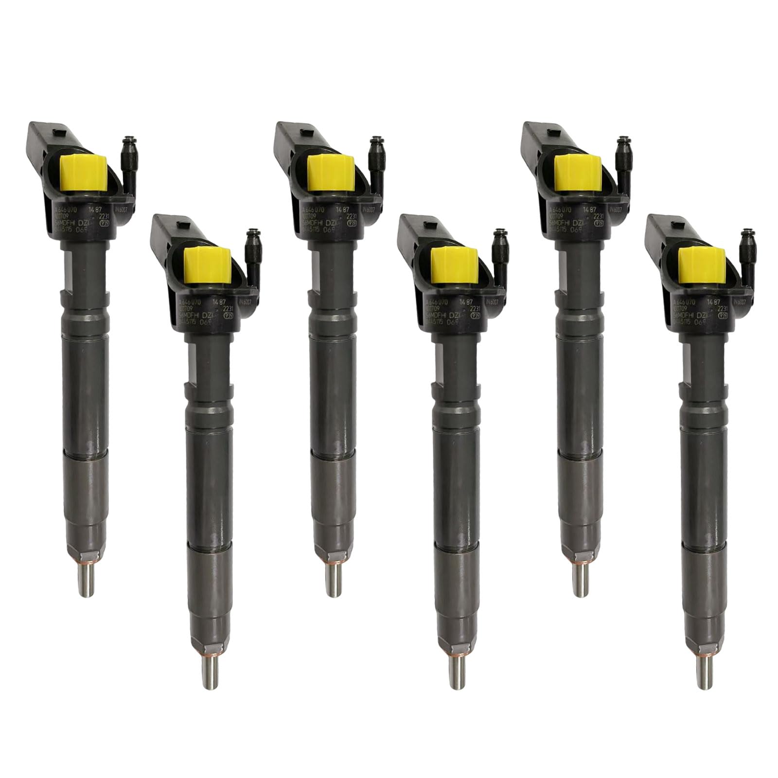 6PCS Fuel Injector 0445115069 0445-115069 Fits for Benz for Vito 115CDI V639 Diesel 2.2L